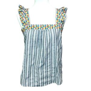 Savannah Jane Striped Polkadot Blouse